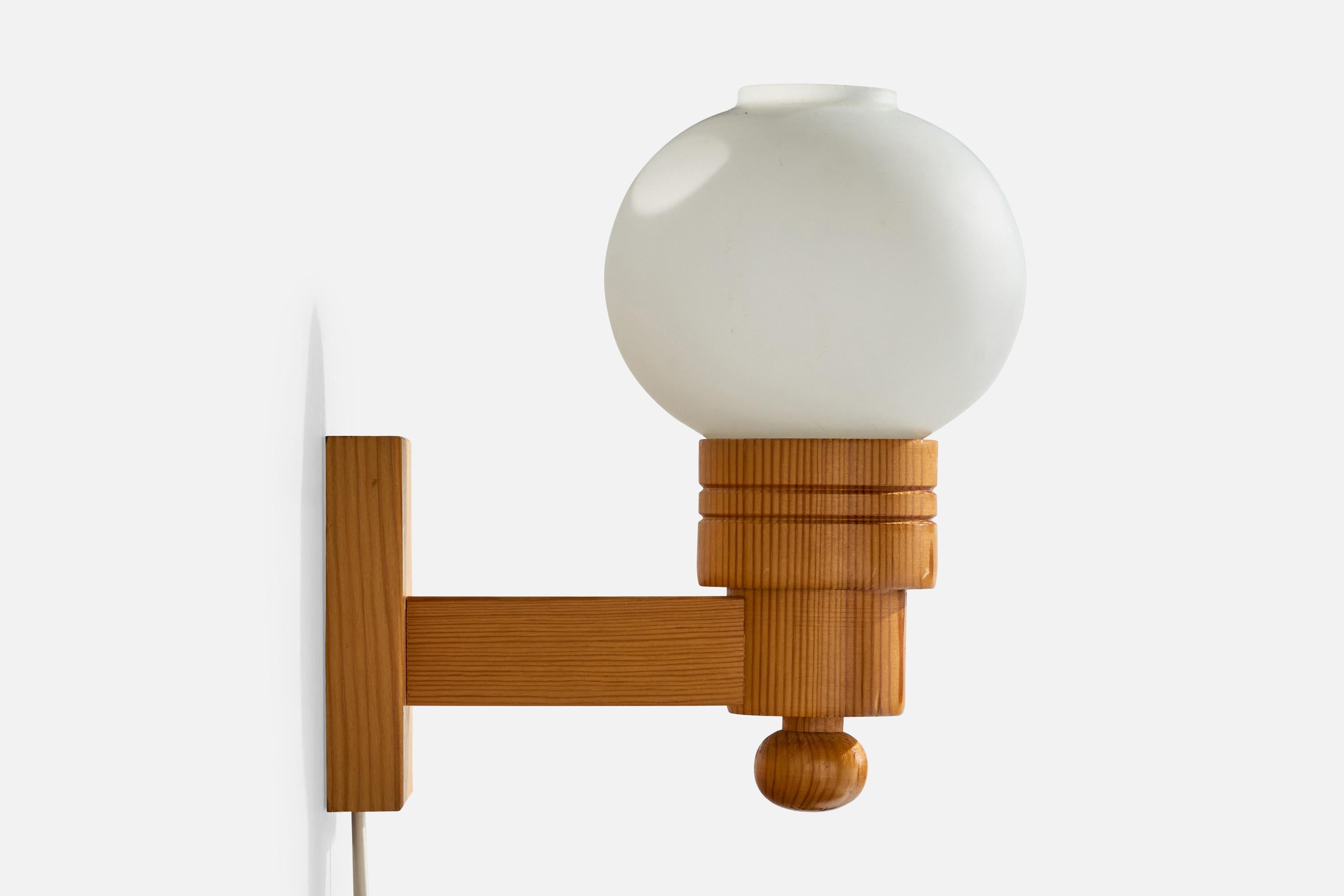 Fin du 20e siècle Aneta, Lights, Pin, Verre, Suède, 1970 en vente