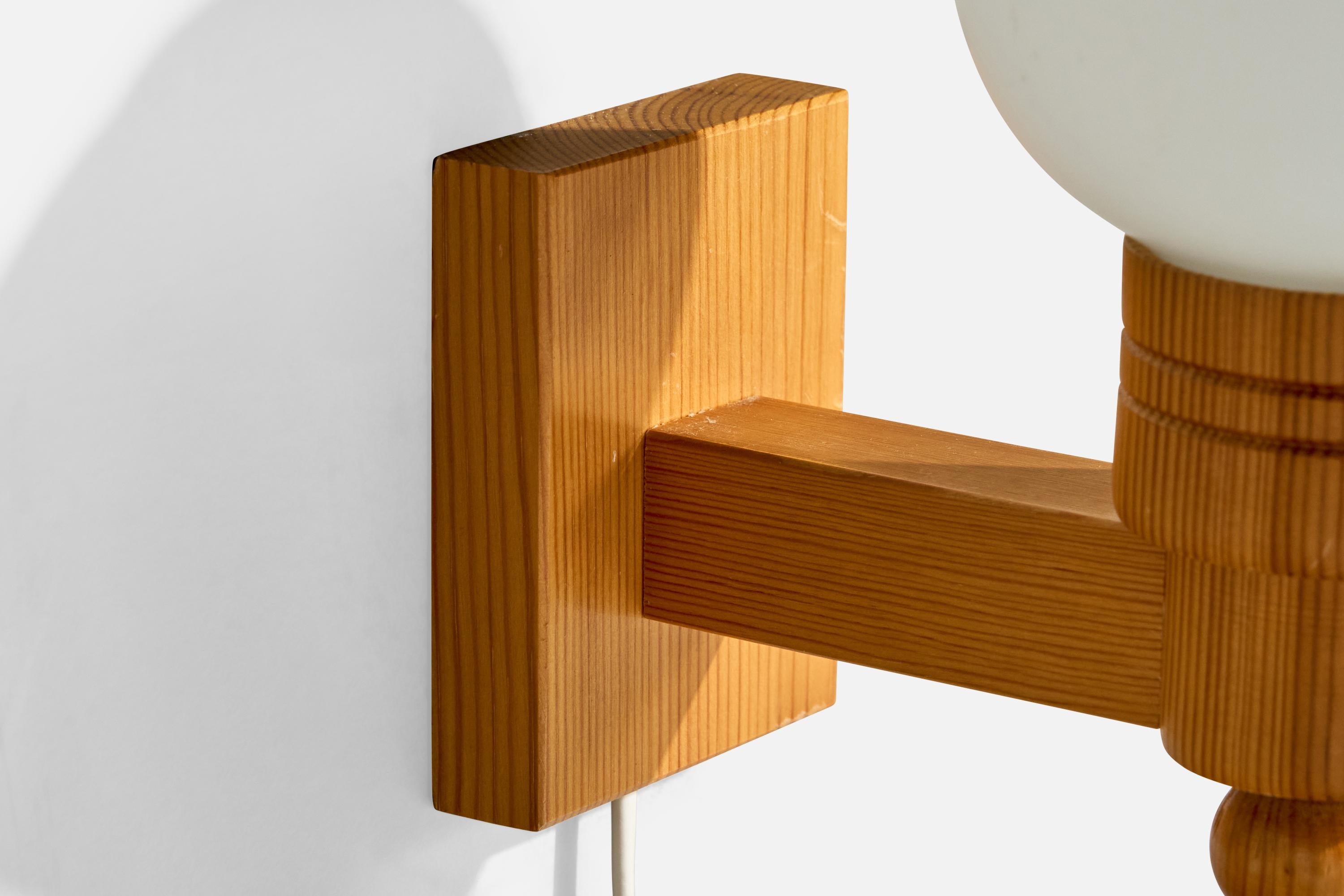 Aneta, Lights, Pin, Verre, Suède, 1970 en vente 1