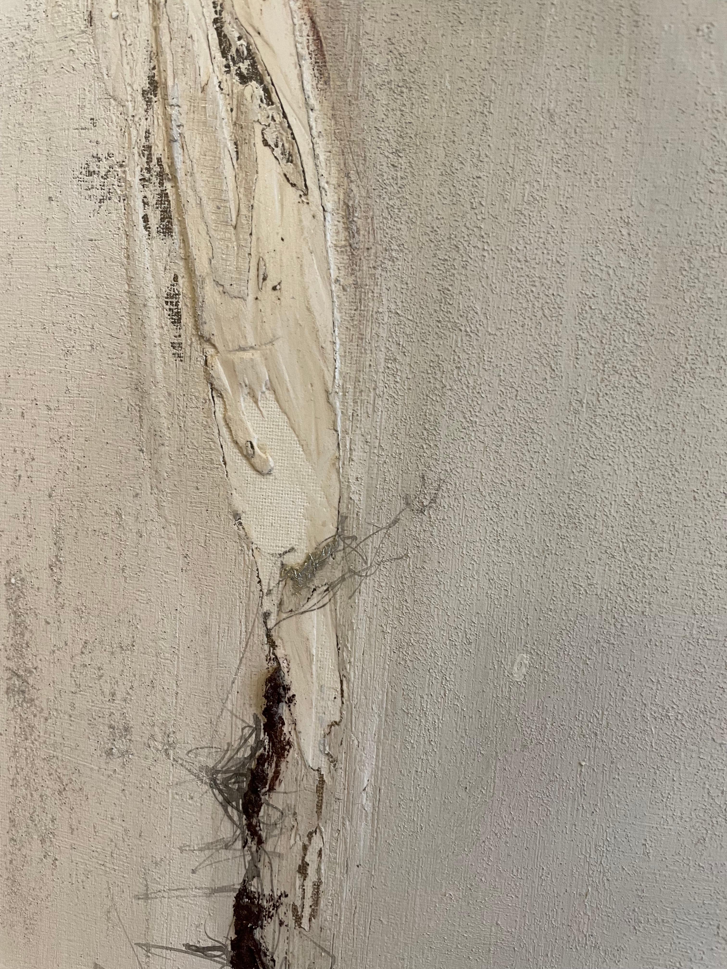 Pintura acrílica contemporánea de textura mixta grande de Anette Holmberg en venta 4