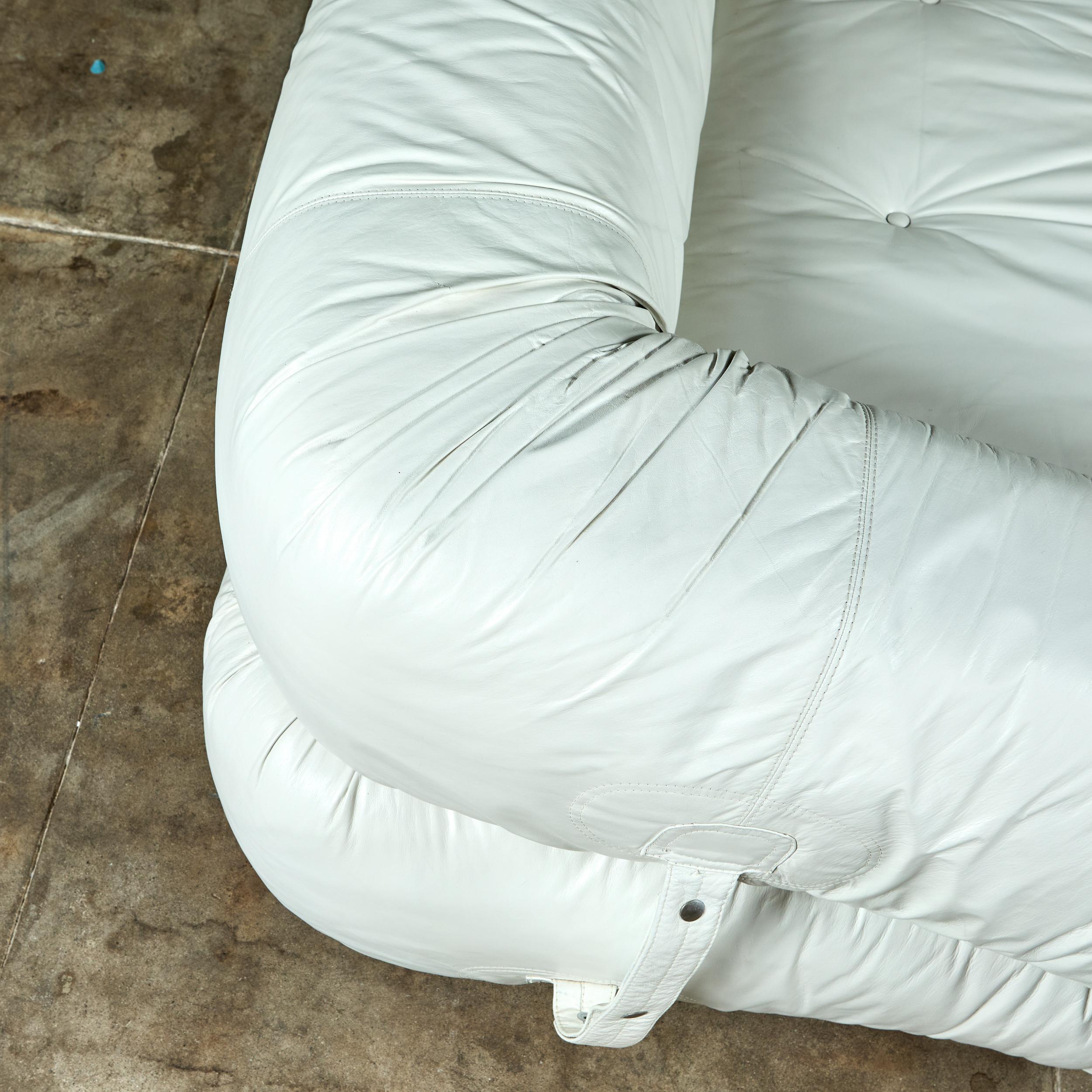 Divano in pelle Anfibio di Alessandro Becchi per Giovannetti Collezioni in vendita 8