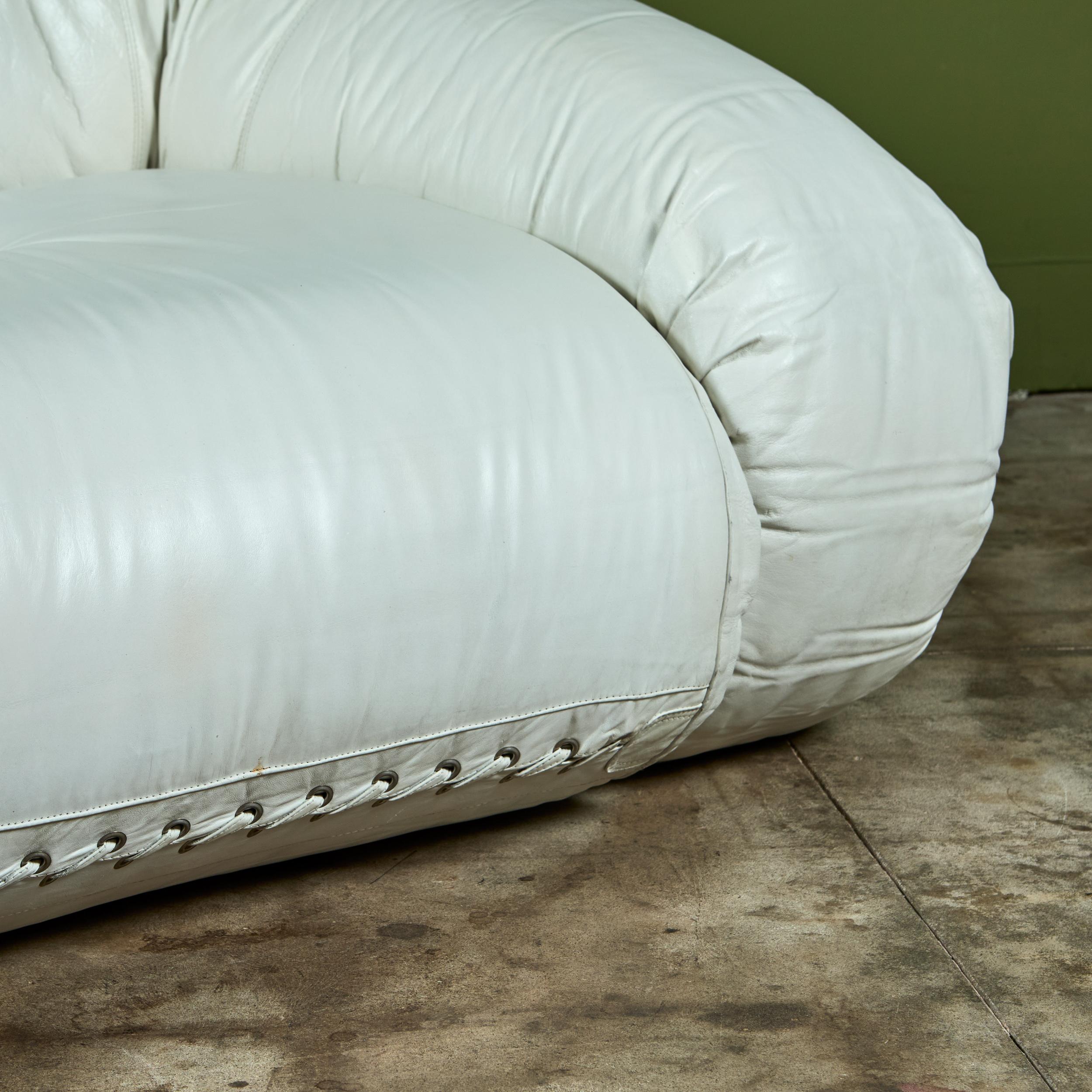 Divano in pelle Anfibio di Alessandro Becchi per Giovannetti Collezioni in vendita 9