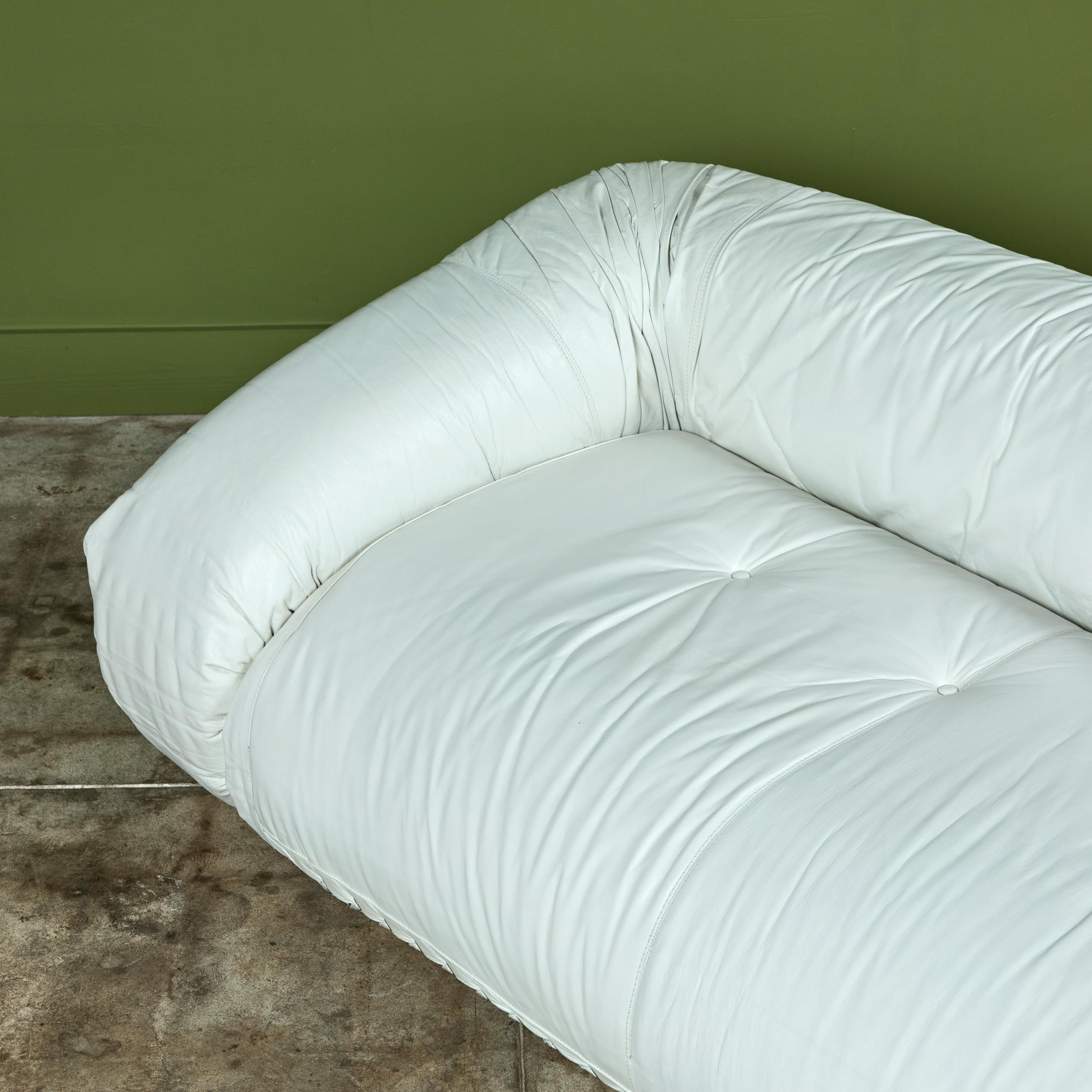 Divano in pelle Anfibio di Alessandro Becchi per Giovannetti Collezioni in vendita 11