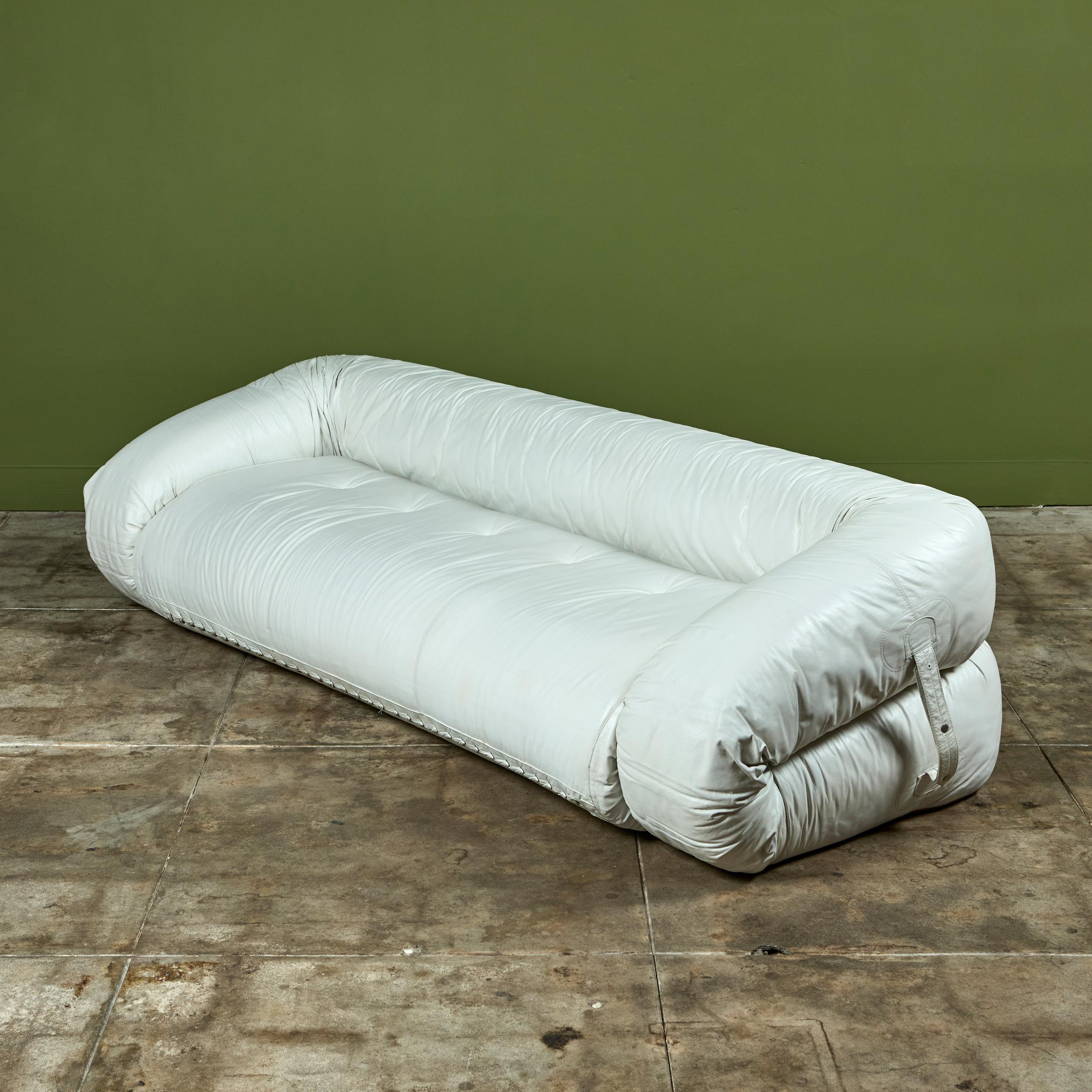 Divano in pelle Anfibio di Alessandro Becchi per Giovannetti Collezioni In condizioni buone in vendita a Los Angeles, CA