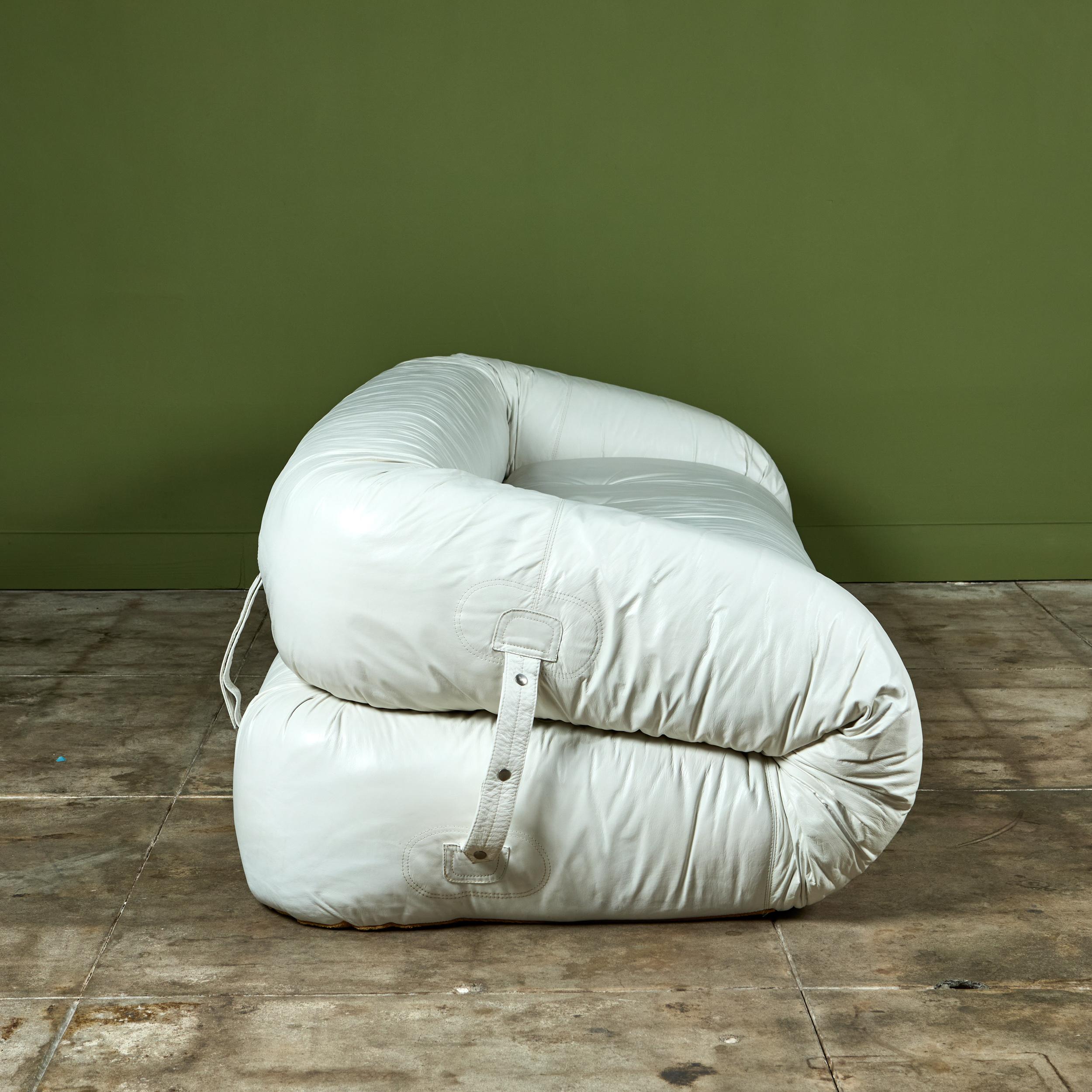 Divano in pelle Anfibio di Alessandro Becchi per Giovannetti Collezioni in vendita 2