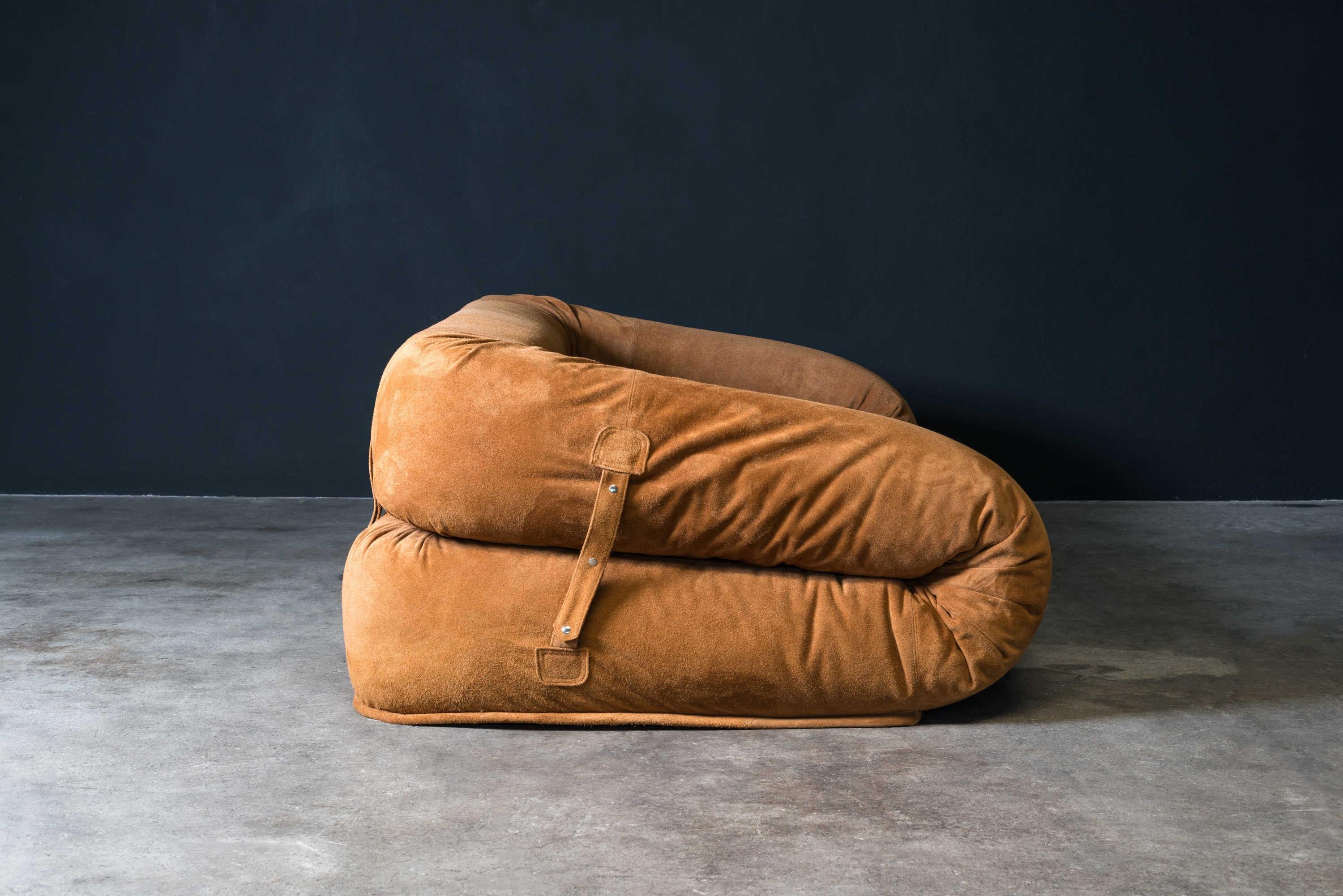 leather anfibio sofa bed by alessandro becchi for giovannetti collezioni