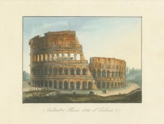 Anfiteatro Flavio detto il Colosseo – Antique View of the Colosseum, ca.1840