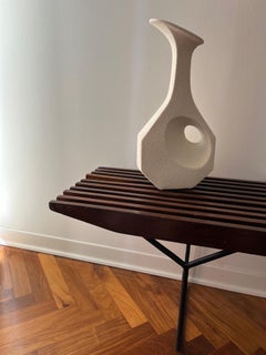 Anfora Ceramica Bianca Top Vintage Design 1960