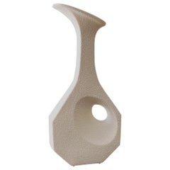 Anfora Ceramica Bianca Top Vintage Design 1960