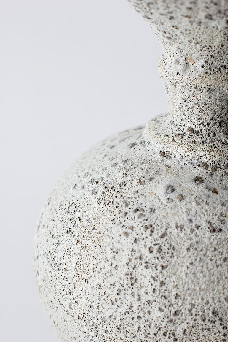 Greco Roman Anfora Glaze Stoneware Vase, Raquel Vidal and Pedro Paz For Sale