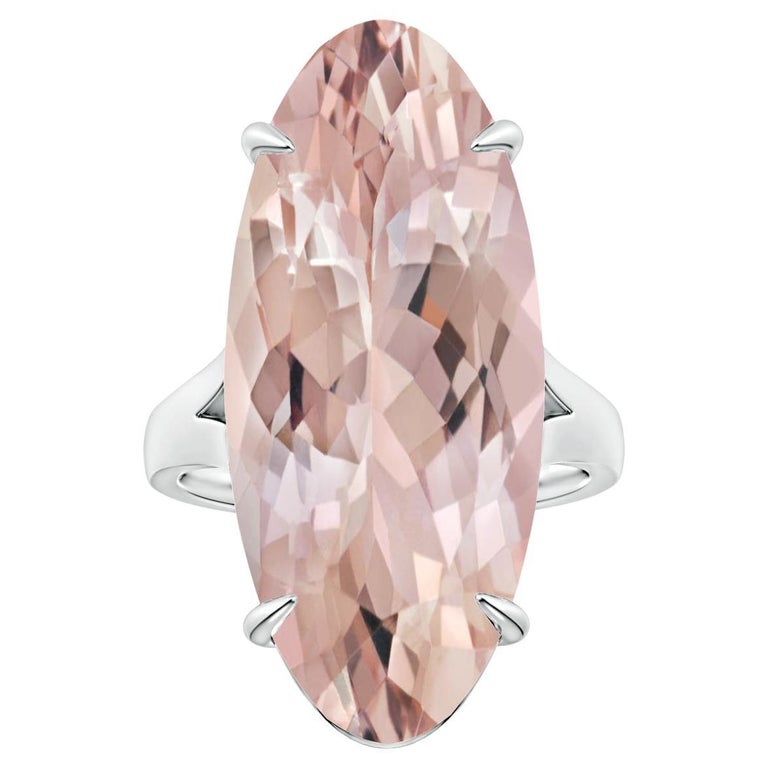 Monture De Bague à Griffes Ovale En Argent 925 - Plateau 7x5 Mm, Anneau 17 Mm - Pour Création Bijoux DIY, Ajustable