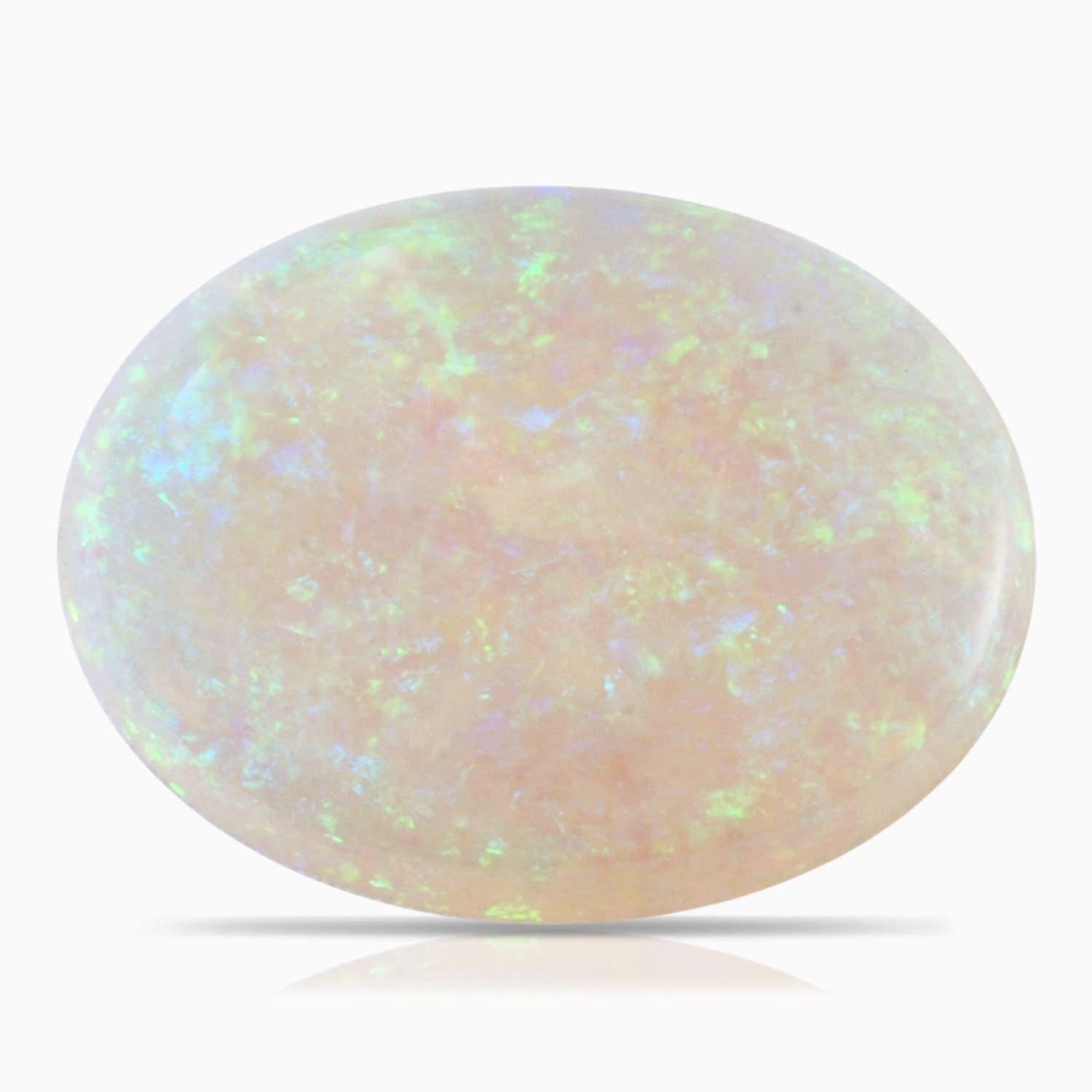 ANGARA Claw-Set GIA Certified Solitaire Opal Ring in Rose Gold with Split Shank 6