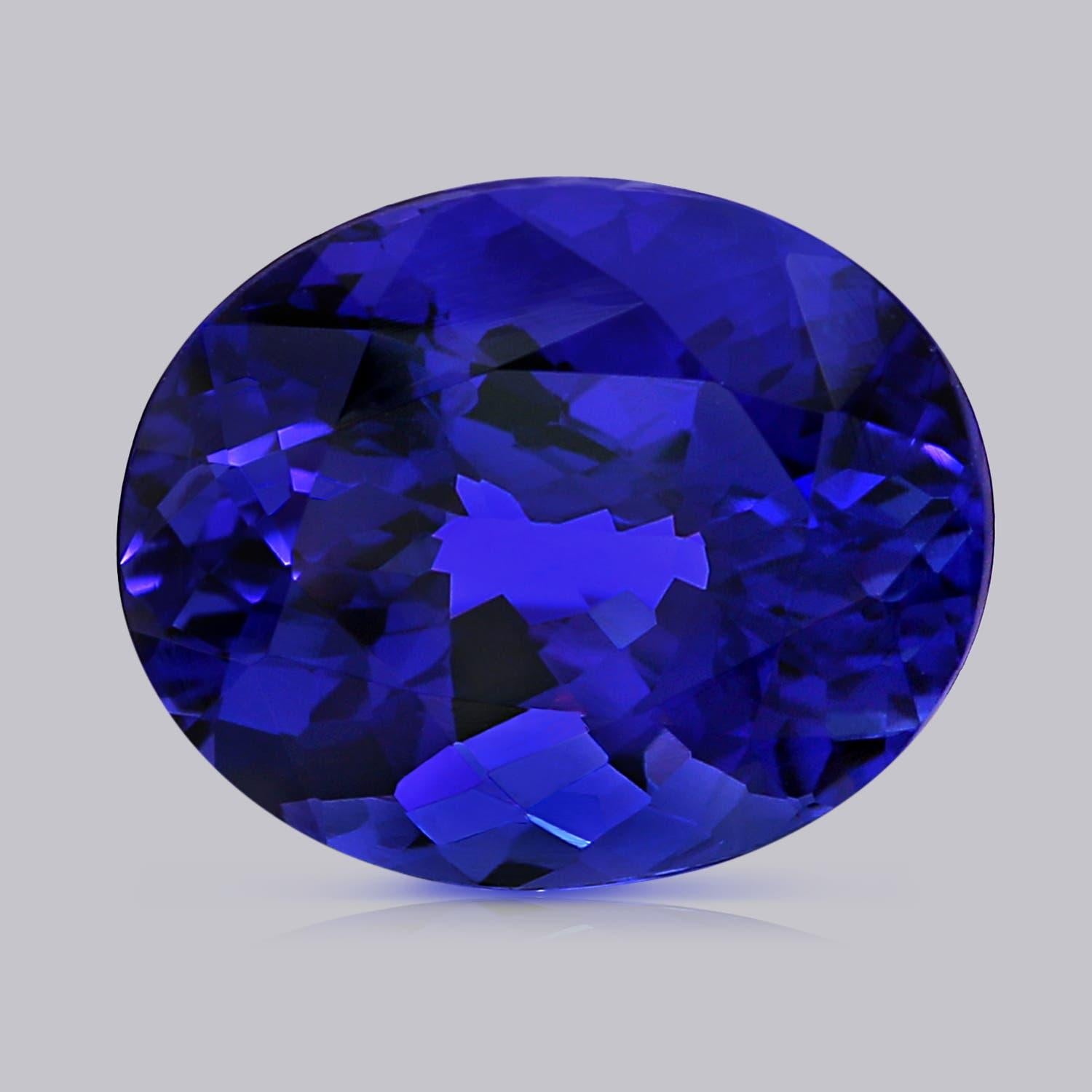 For Sale:  Angara GIA Certified & Appraised Natural Tanzanite Halo Ring in White Gold 8