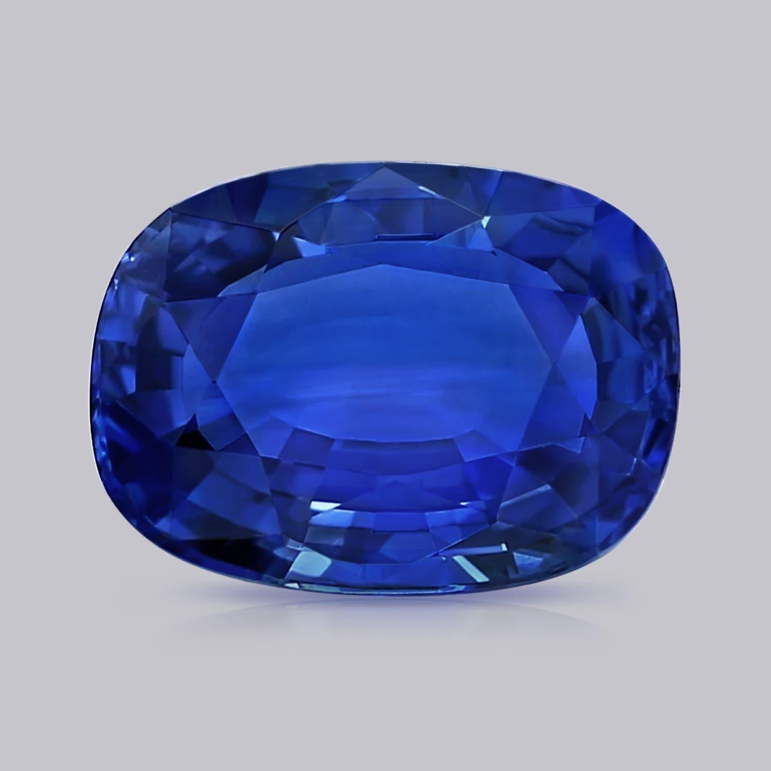 Angara GIA Certified Natural Ceylon Sapphire Ring with Diamonds in White Gold 7