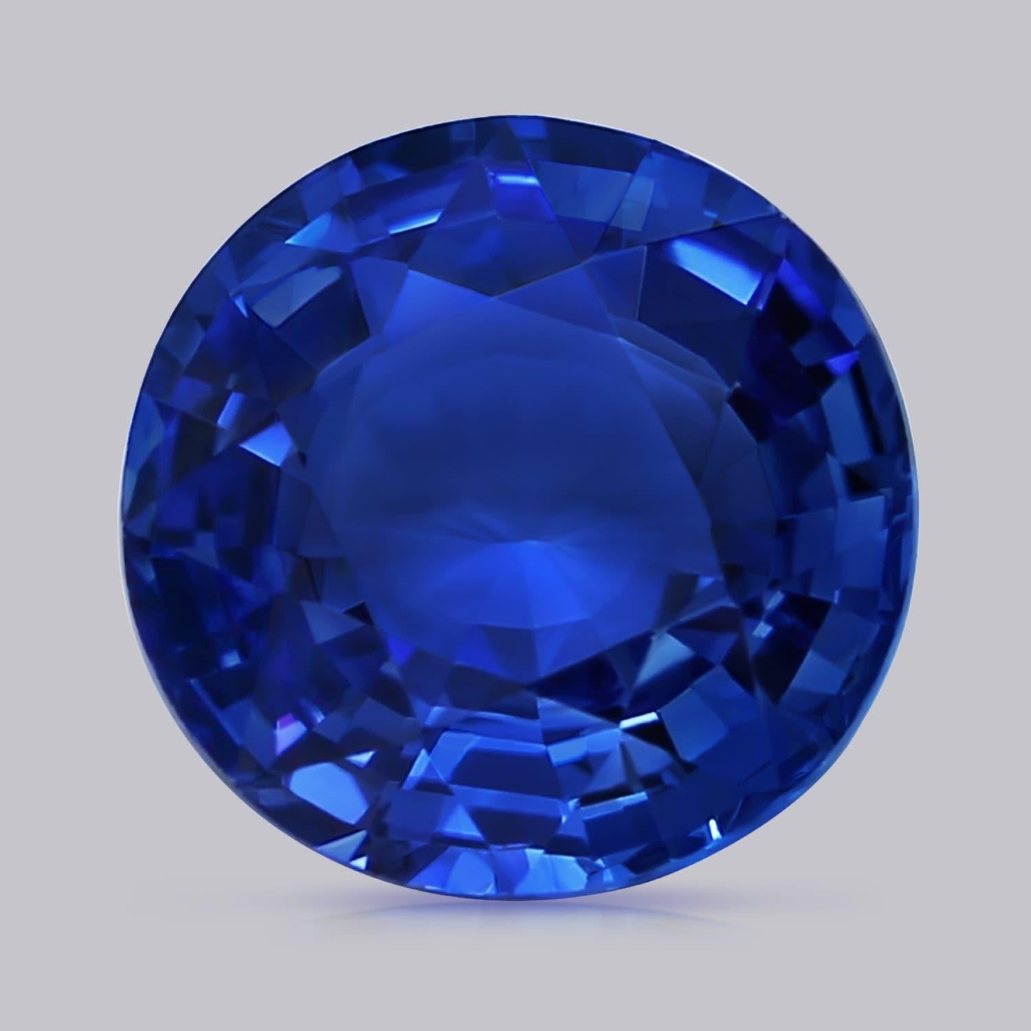 For Sale:  ANGARA GIA Certified Natural Ceylon Sapphire Split Shank Yellow Gold Ring 7