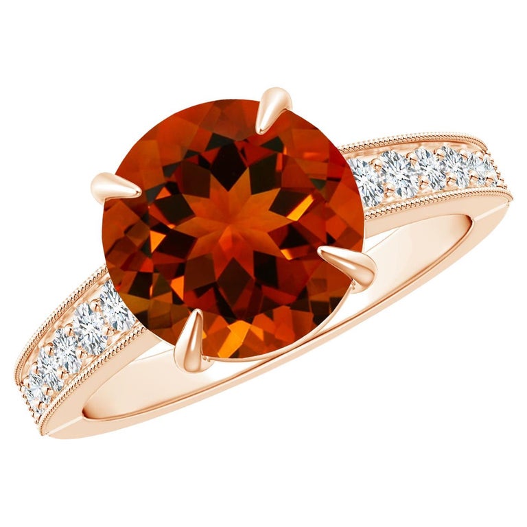 Bague Solitaire Or Jaune 18 Carats Avec Diamant - Taille 53, Occasion En Bon état