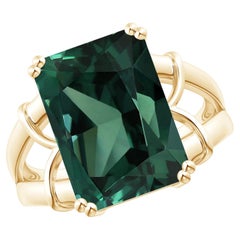 Anello Greene & Greene ANGARA GIA certificato naturale da 16,39 carati in oro giallo 14K