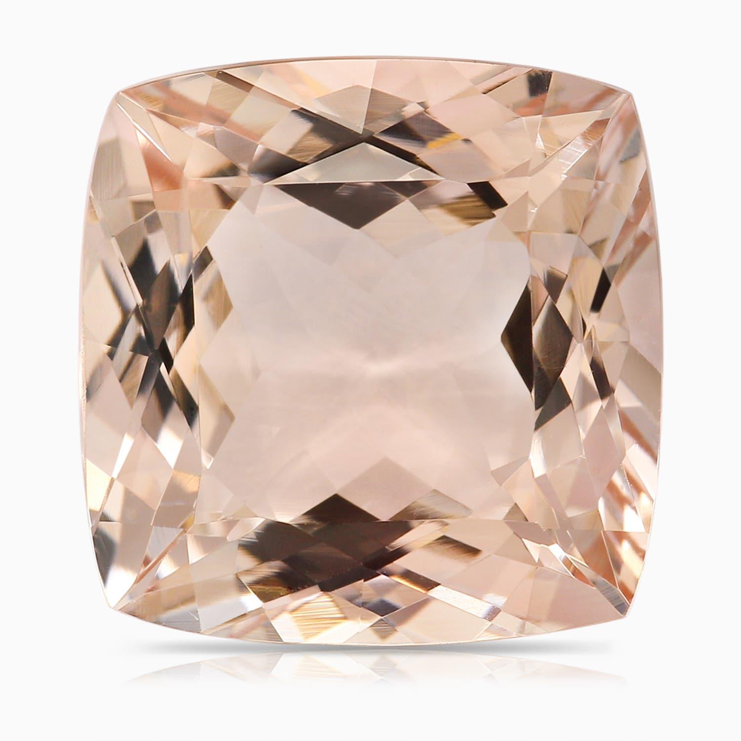 For Sale:  Angara GIA Certified Natural Morganite Cocktail Rose Gold Ring with Halo 5