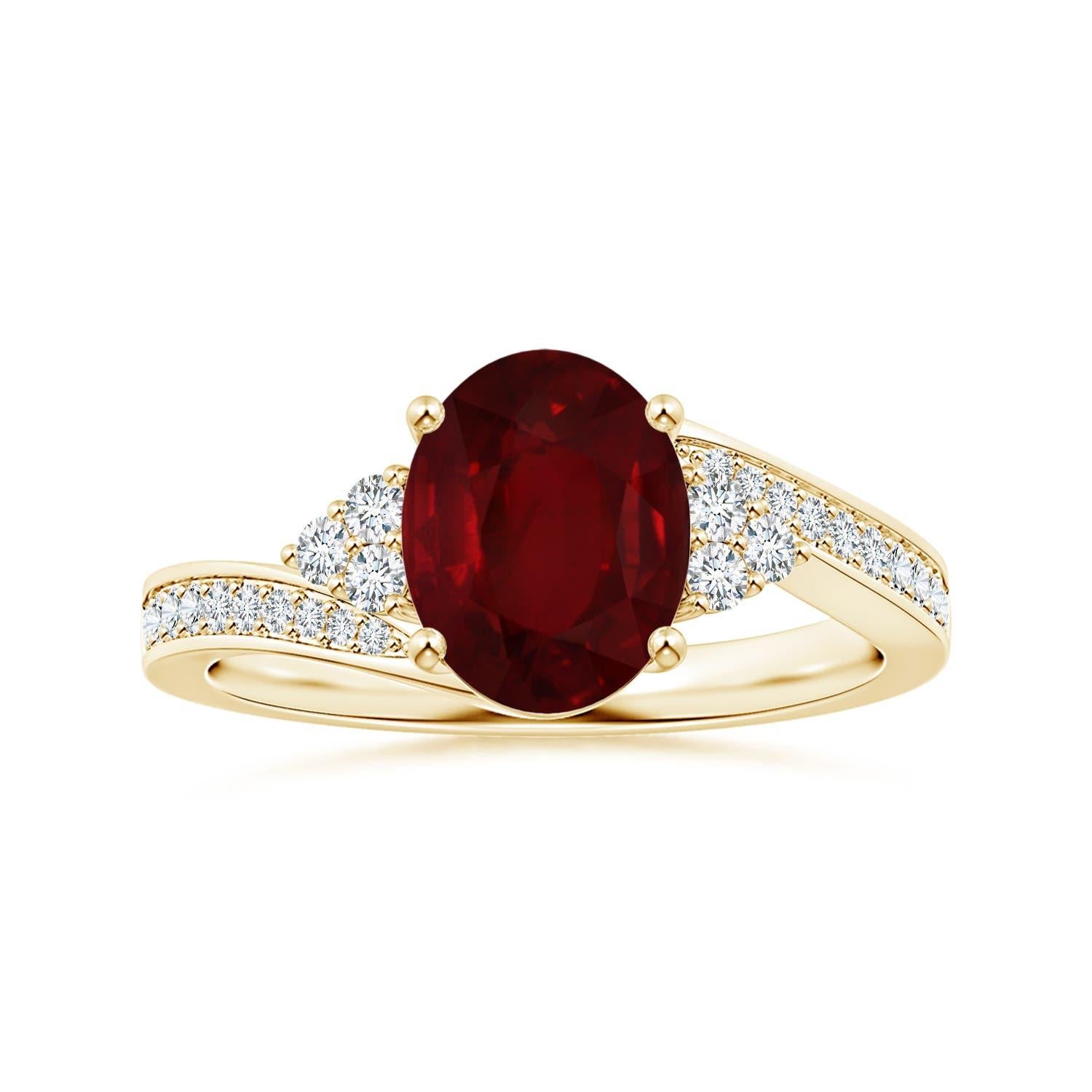 14k Solid White Gold and Natural Ruby Ring – Magee Jewelry