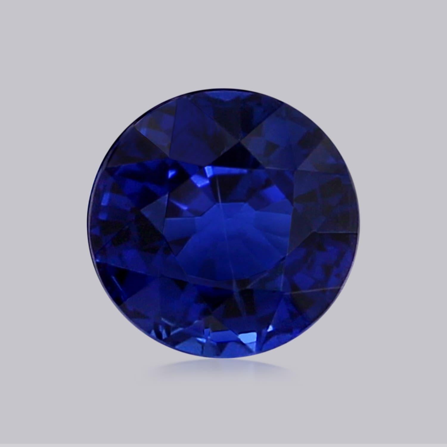 For Sale:  Angara GIA Certified Natural Sapphire Art Deco Inspired Halo Ring in White Gold 6