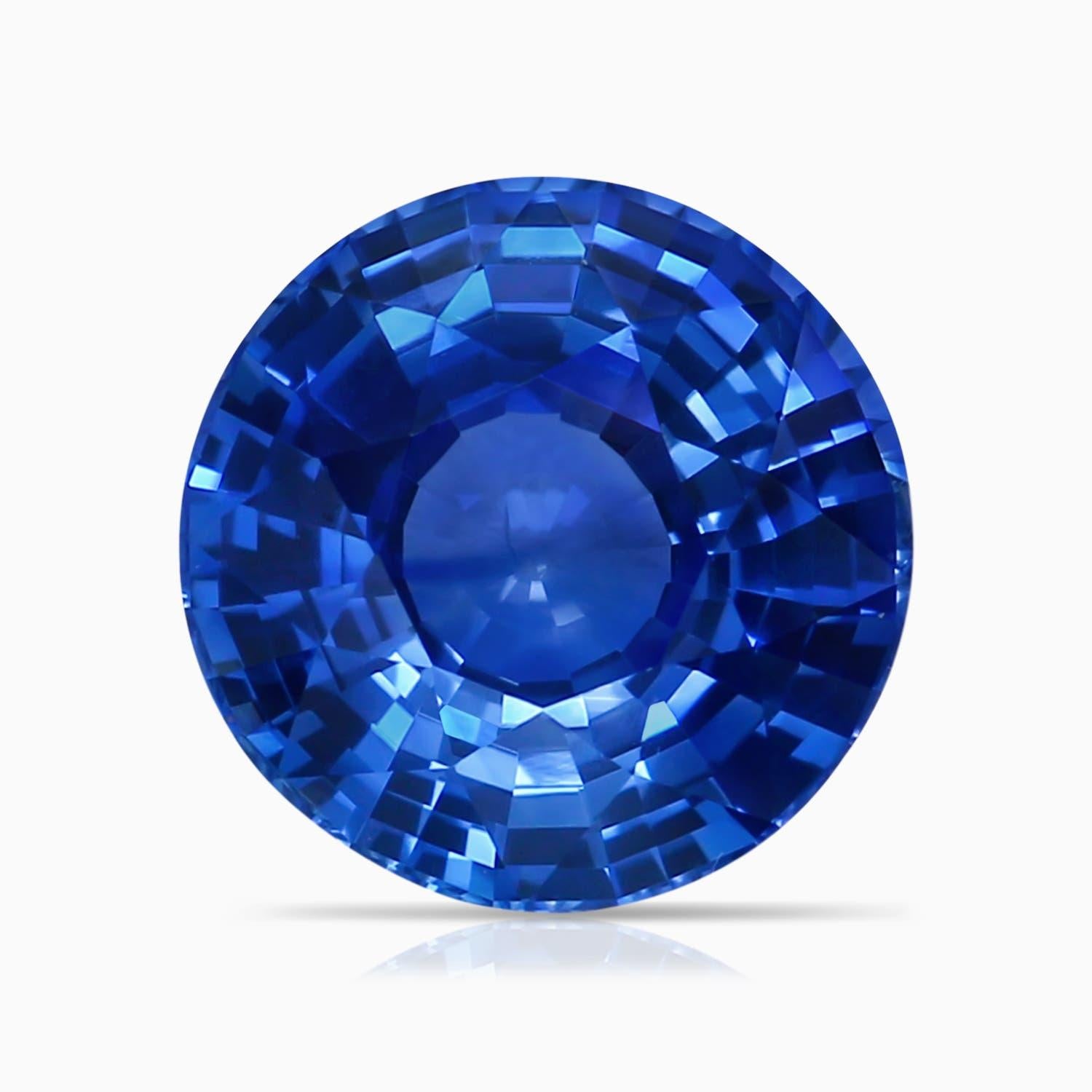 ANGARA GIA Certified Natural Sapphire Three Stone Ring in Platinum 6