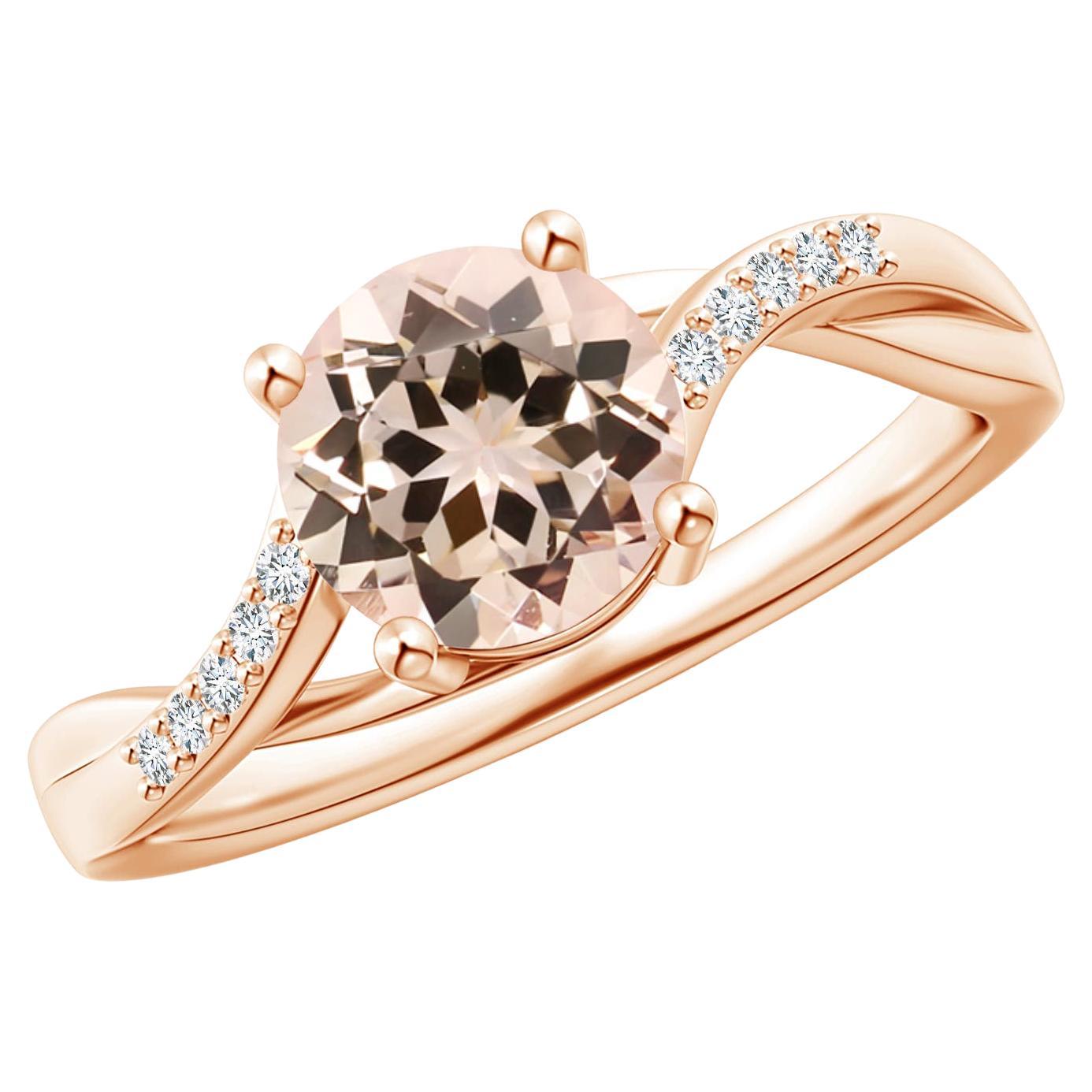 Customizable GIA Certified Natural Solitaire Split Shank Ring