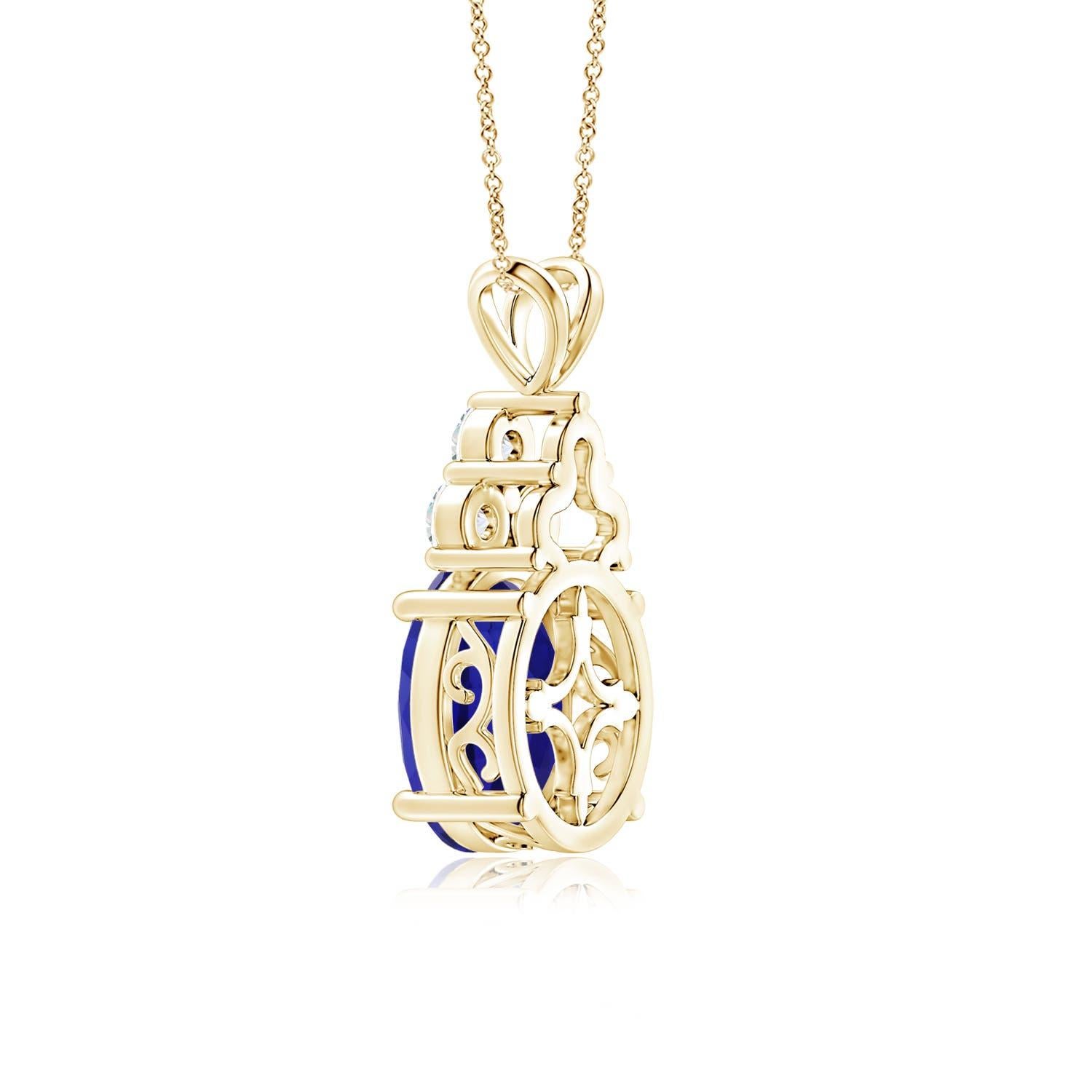 angara tanzanite necklace