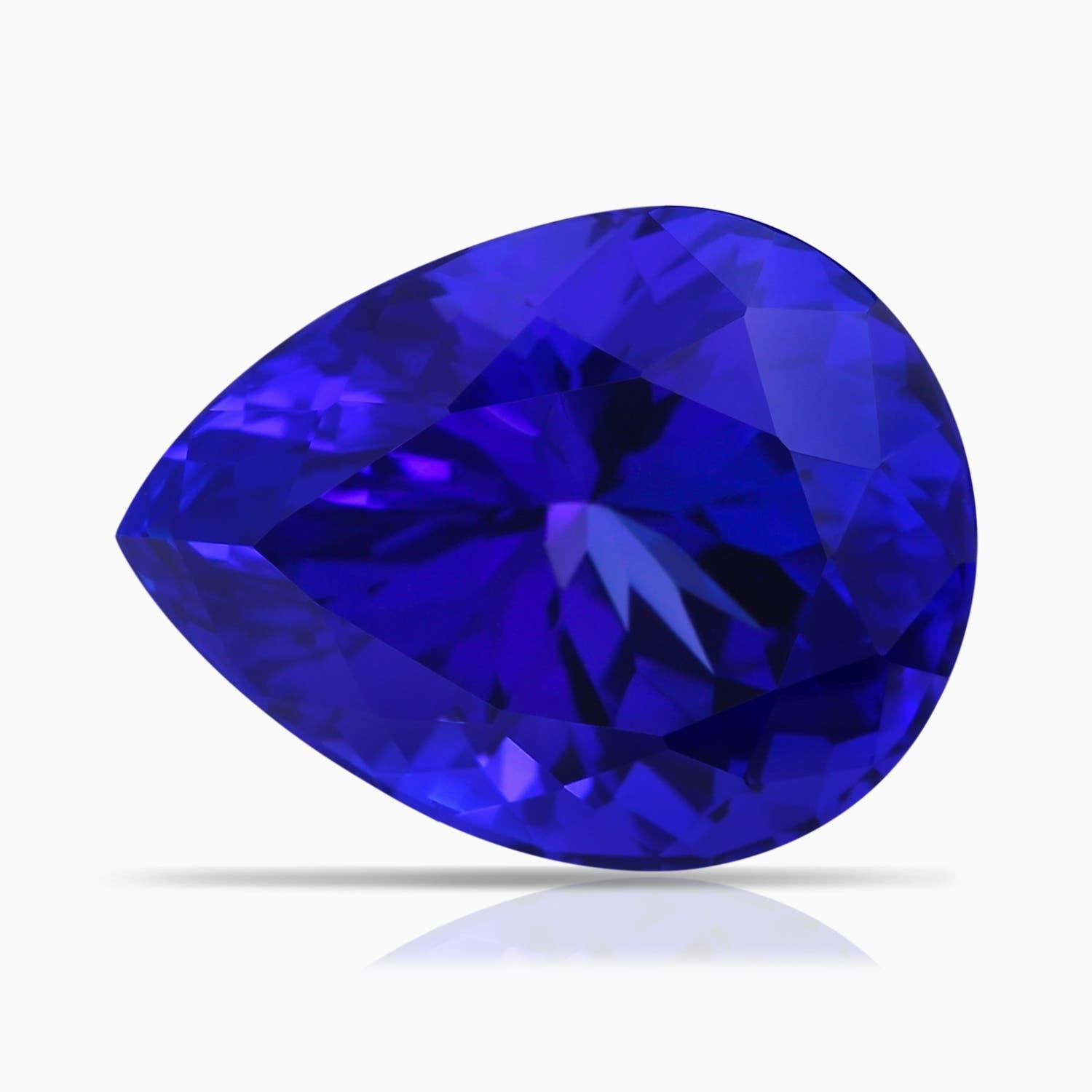 For Sale:  ANGARA GIA Certified Natural Tanzanite Ring in White Gold with Diamond Halo 6