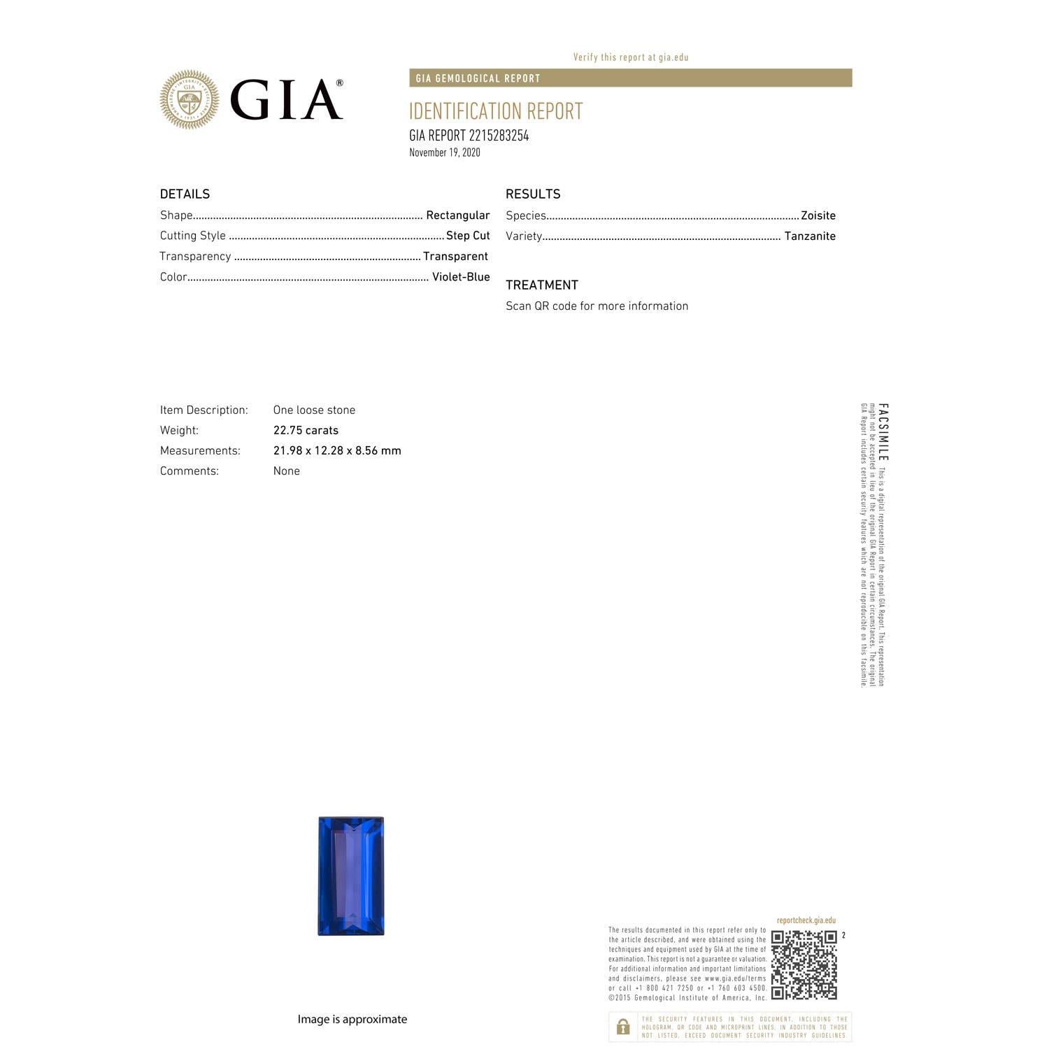 ANGARA GIA Certified Natural Tanzanite Ring in 18K White Gold with Diamonds 4