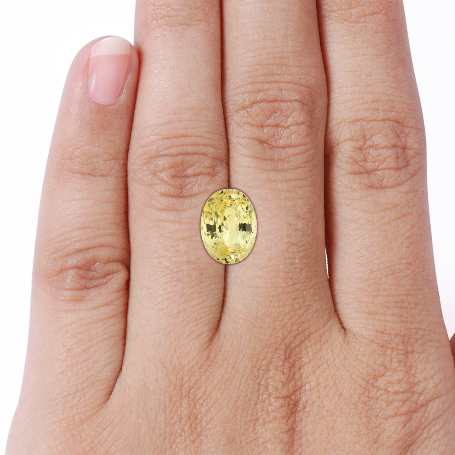 Angara Gia Certified Natural Yellow Sapphire Halo Rose Gold Ring with Milgrain 7