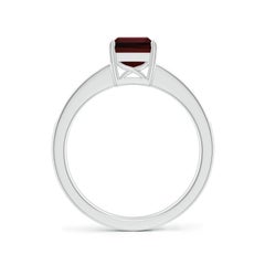 Anello cocktail con granato naturale di Angara da 1,8 carati e diamanti in oro massiccio 14K