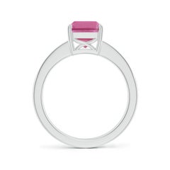 Angara Natural 2 ct Pink Sapphire Cocktail Ring with Diamonds in 14K Solid Gold