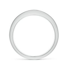 Angara Natural Channel Set Square Emerald Half Eternity Ring in 14K Solid Gold