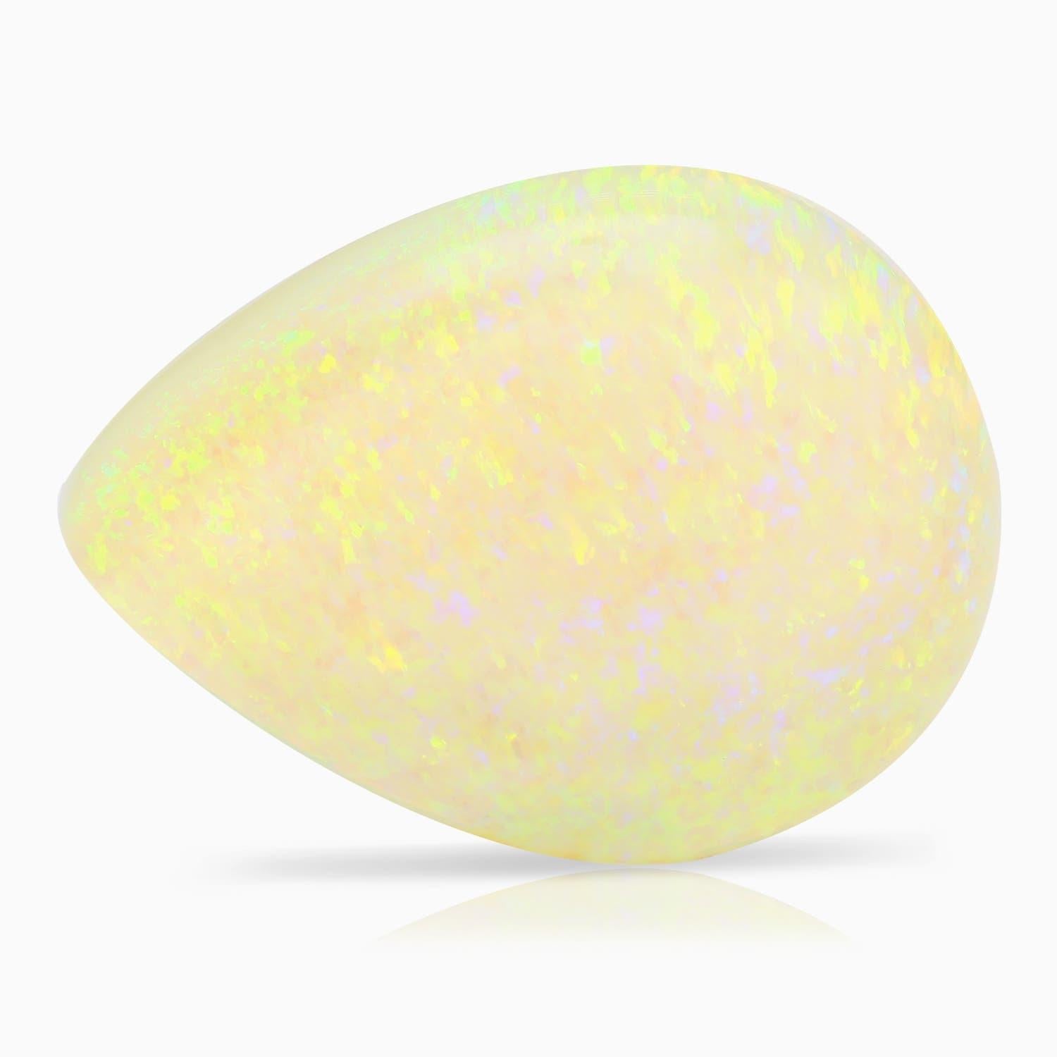 Angara Natural Classic GIA zertifiziert 16,84ct Opal Halo-Anhänger in 14K massivem Gold im Angebot 1