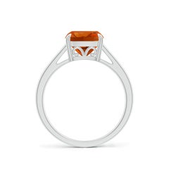 Angara Natural Classic Solitaire Cushion 1.9ct Citrine Cocktail Ring in 14K Gold