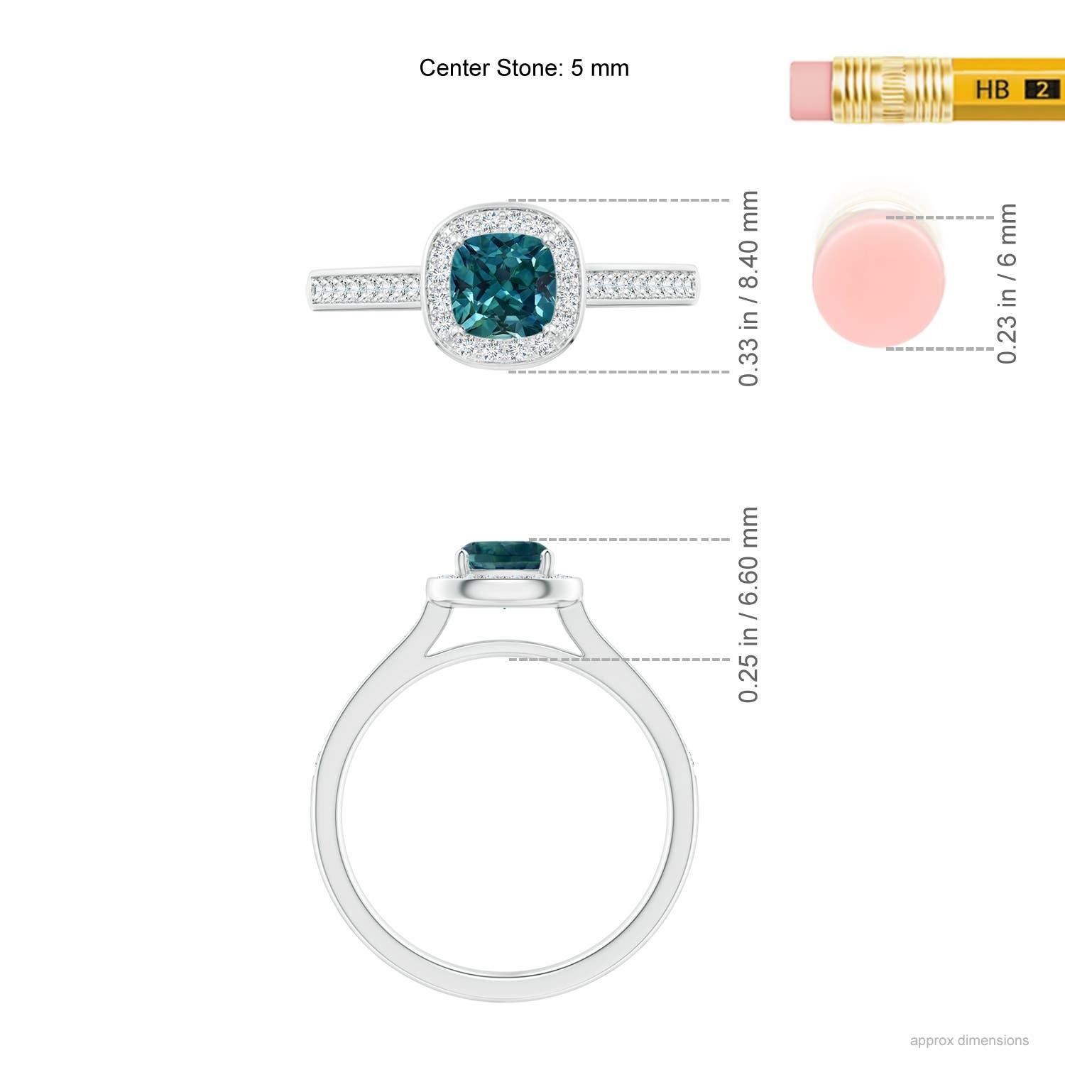 Donna Anello Angara con zaffiro naturale verde acqua e diamante in oro massiccio 14 carati in vendita