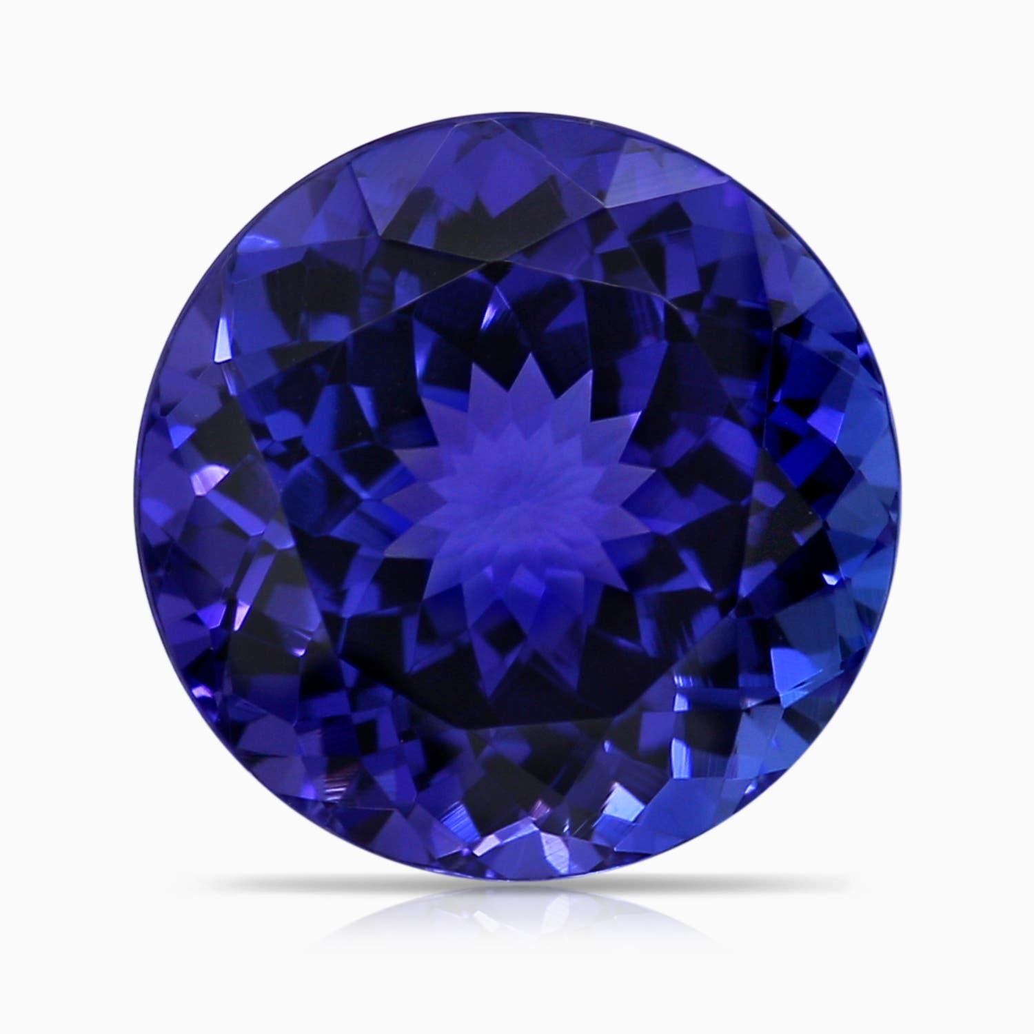 Angara Natural GIA zertifiziert 10,02 ct Tanzanite Ring mit Diamant in 14K Gold im Angebot 1