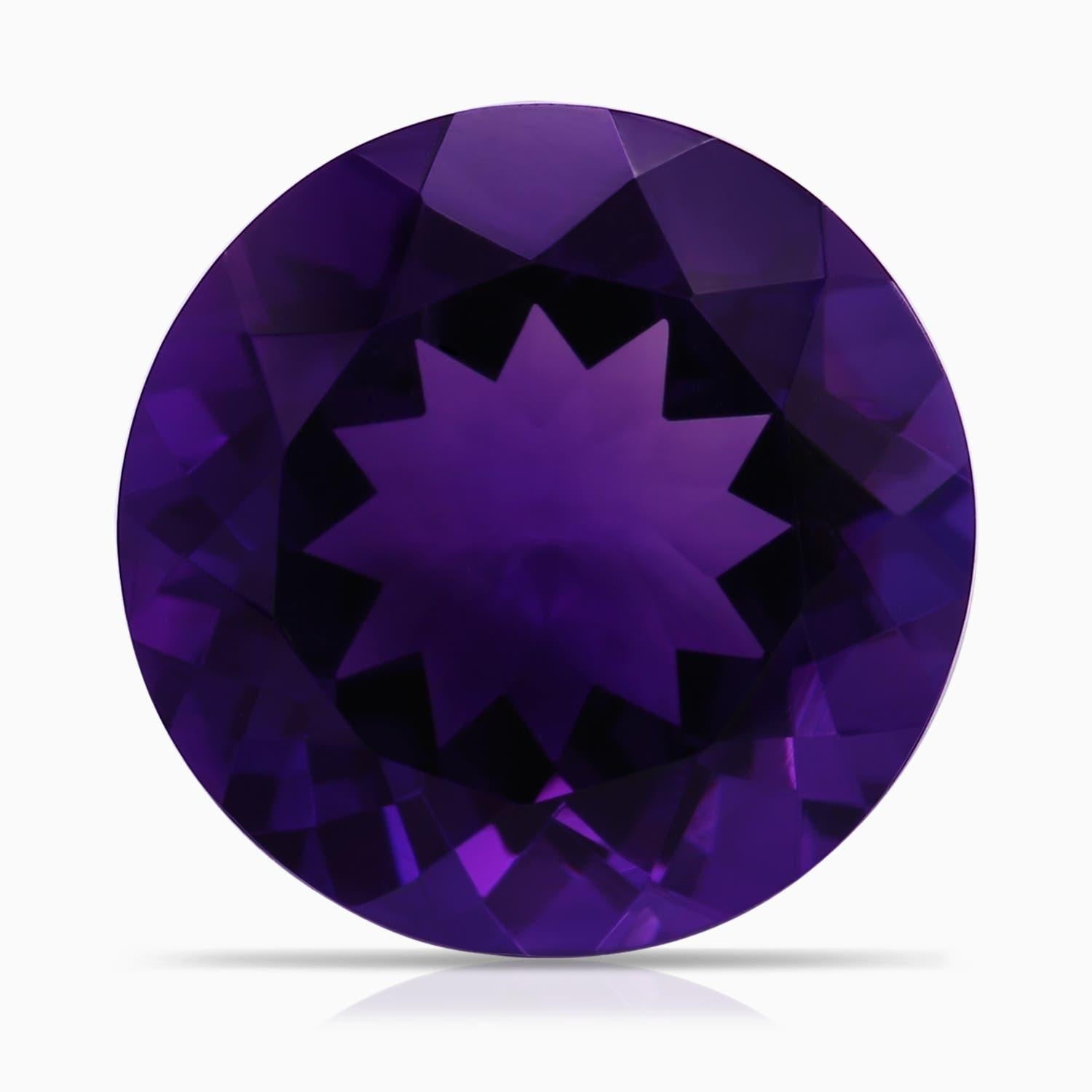 Anello di fidanzamento bypass con ametista di Angara Nature certificato GIA da 6,61 carati in oro 14K in vendita 1