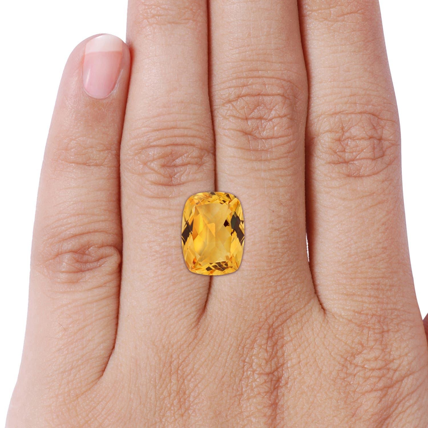 Angara Colgante de Citrino Natural Certificado GIA de 8,92 ct en Oro Macizo de 14 quilates para Mujer en venta 2