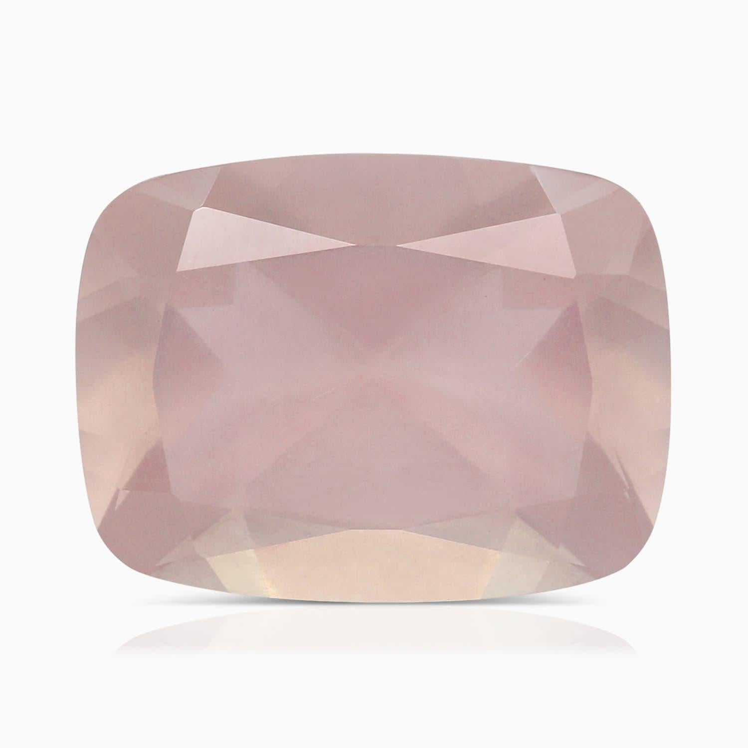 Ciondolo di quarzo rosa da 8,92 carati con certificato GIA di Angara Nature in oro 14K in vendita 1