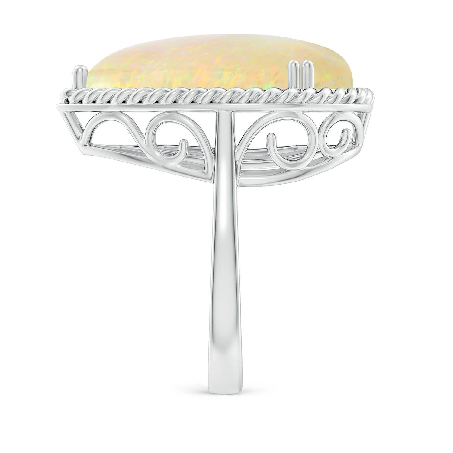 Angara natürlichen GIA zertifiziert Birne 7,81 ct Opal Cocktail-Ring in 14K massivem Gold im Zustand „Neu“ im Angebot in Los Angeles, CA