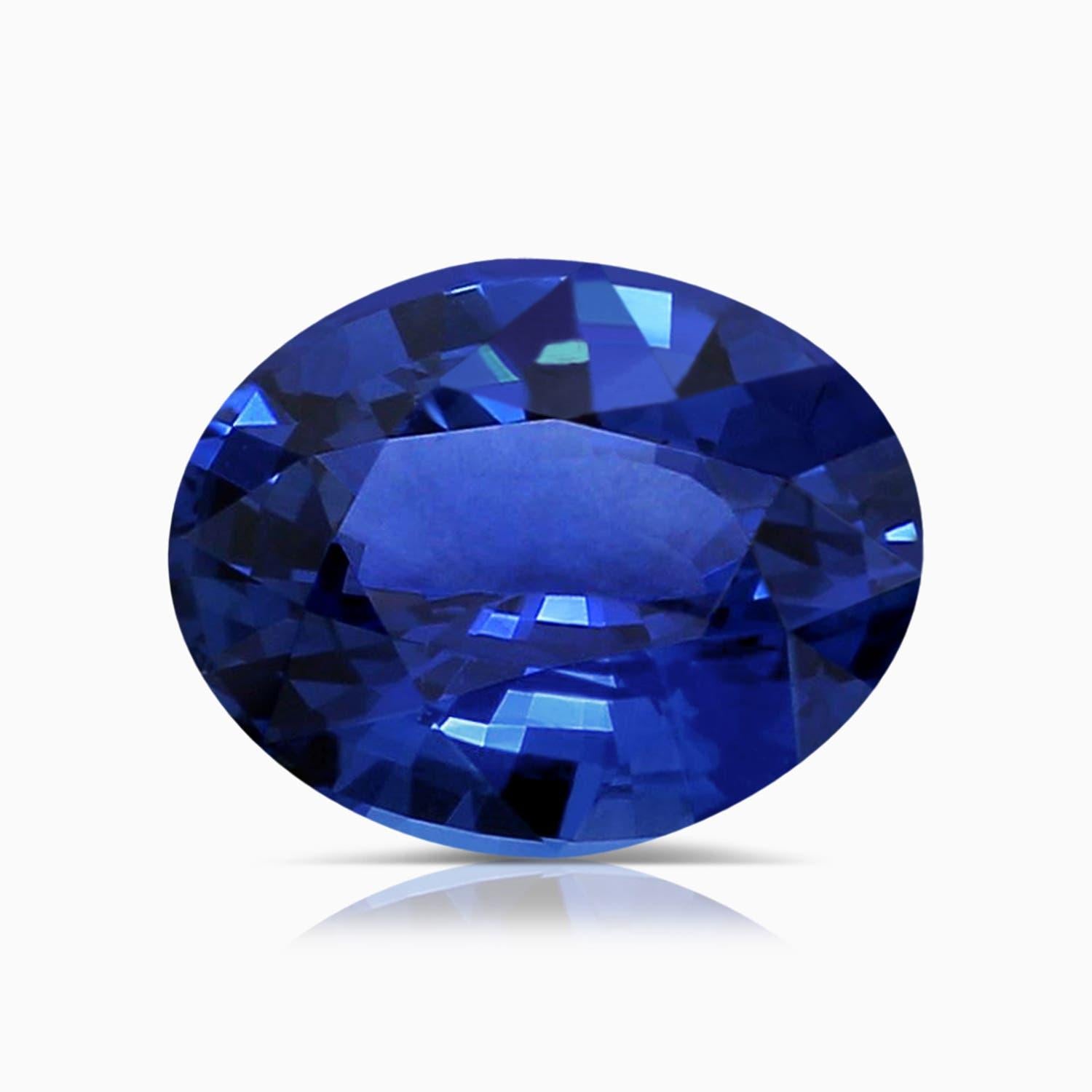 Angara Bague en or 14 carats avec saphir naturel certifié GIA et inspiré de la princesse Diana en vente 1