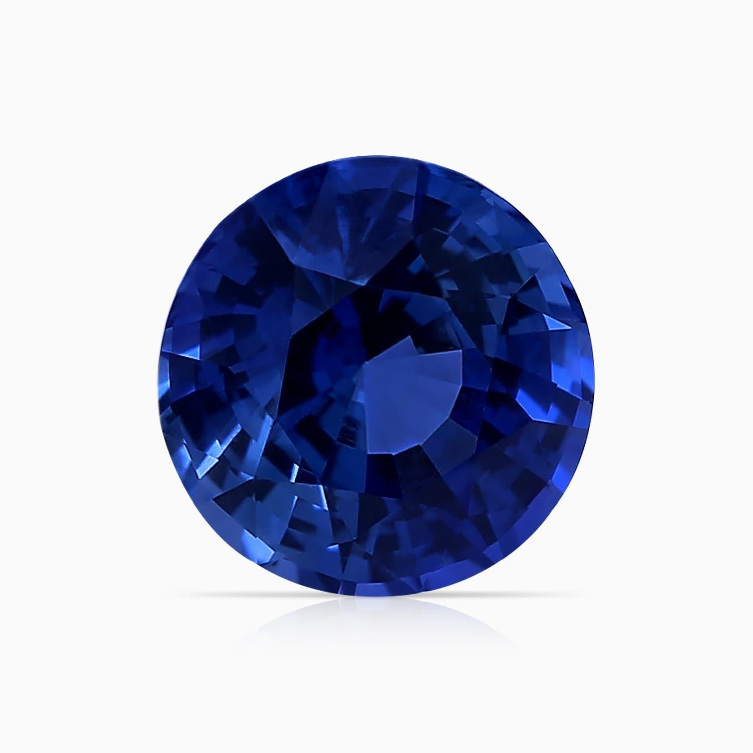 Anello con tre pietre di zaffiro e diamante in oro 14 carati con certificato GIA di Angara Nature in vendita 1