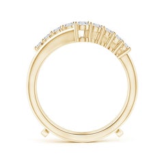 Angara Natural Journey Diamond Ring Wrap in 14K Solid Gold for Women