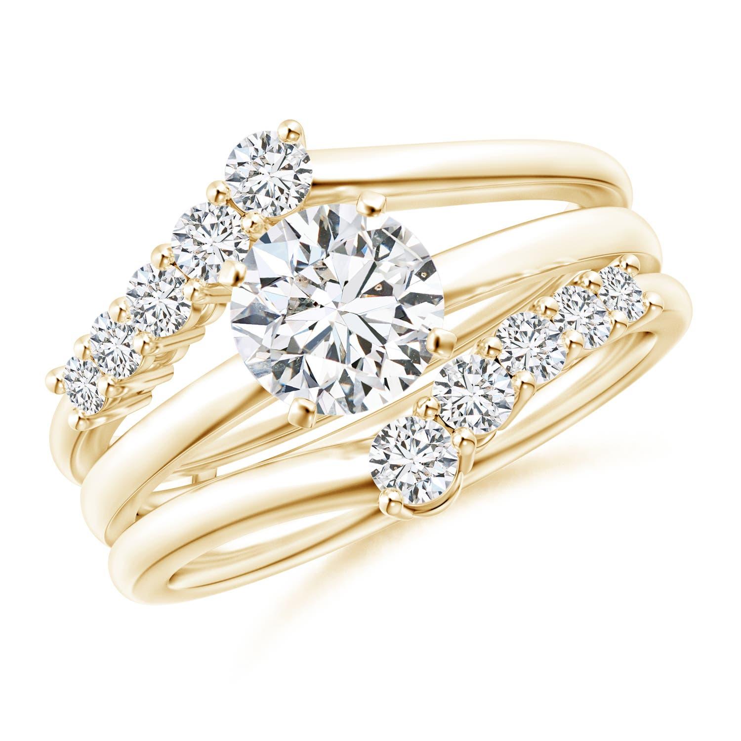 Angara Natural Journey Diamant Ring Wrap in 14K massivem Gold für Frauen im Zustand „Neu“ im Angebot in Los Angeles, CA