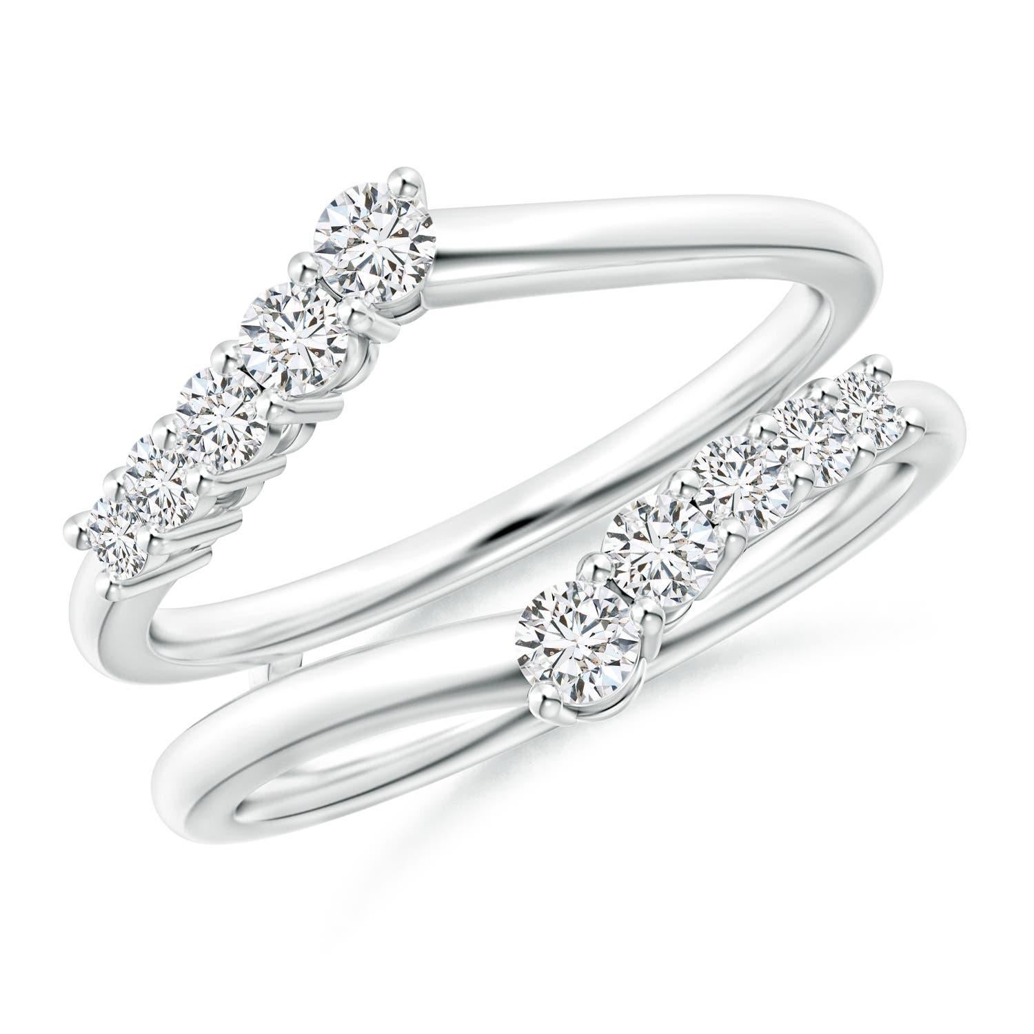 Angara Natural Journey Diamant Ring Wrap in 14K massivem Gold für Frauen im Angebot 2