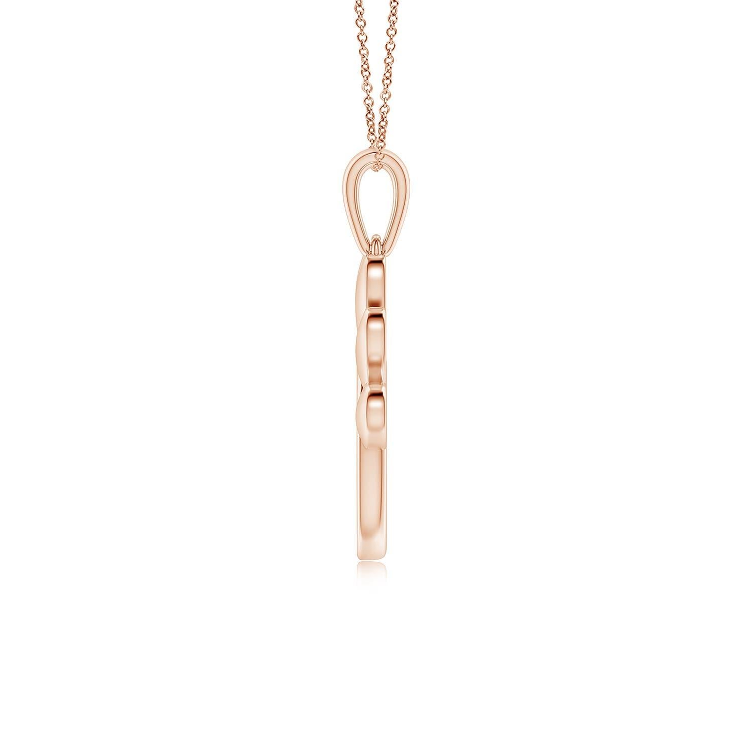 Caratterizzato da un adorabile disegno a zampa di cane, questo ciondolo con diamante è realizzato in oro rosa 14k. I diamanti scintillanti sono incastonati in un'incastonatura di pava sulla zampa lucente e hanno un aspetto squisito. Heldly, che si