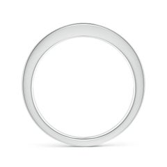 Angara Natural Princess-Cut White & Black Diamond Half Eternity Ring in 14K Gold