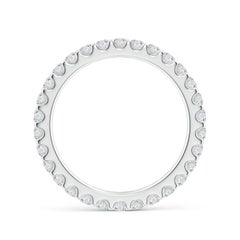 Angara Natural Prong-Set 1.05 ct Diamond Eternity Wedding Band in 14K Solid Gold