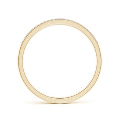 Angara Natural Prong-Set Classic Diamond Wedding Ring in 14K Solid Gold