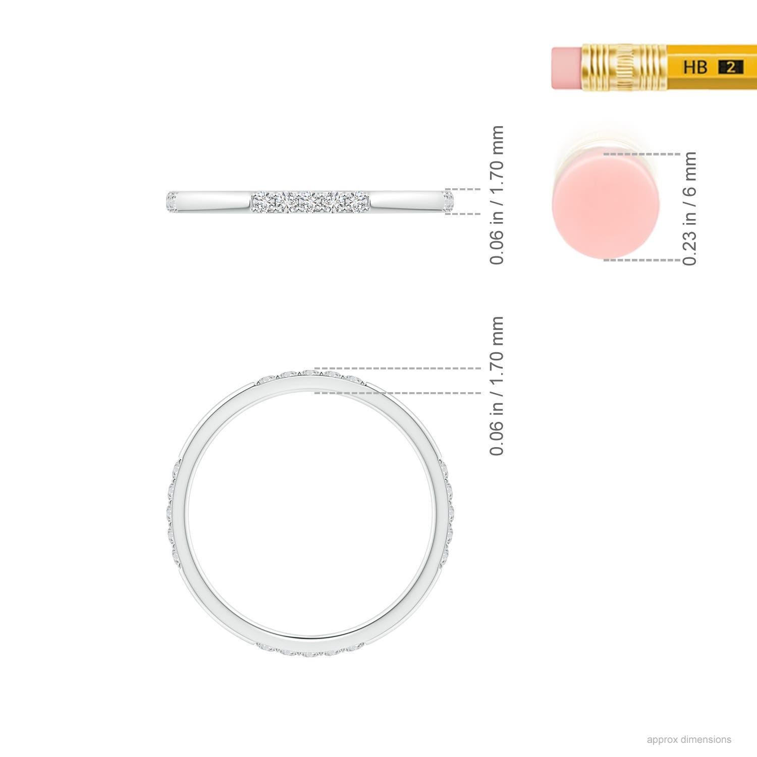 Angara Natürlicher Diamant Stapelbarer Ehering in 14K massivem Gold im Zustand „Neu“ im Angebot in Los Angeles, CA